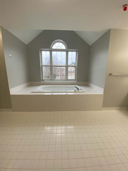 A beautiful image of a bathtub with a beautiful view