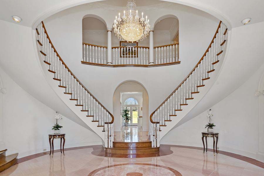 an image of a grand and luxurious stairwell 