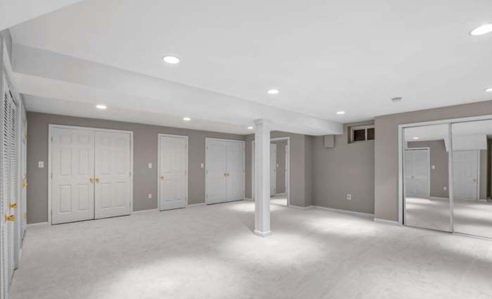 An image of a clean and empty living room